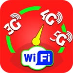 Logo of Online 4G internet speed meter android Application 